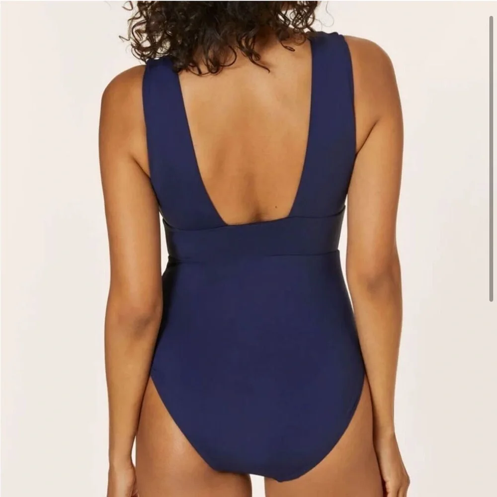 Andie The Mykonos One Piece LT Swimsuit Navy size XXL Tall NWT Long torso - Picture 2 of 8